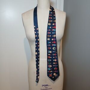 Vintage SAVE THE CHILDREN Necktie 100% Silk